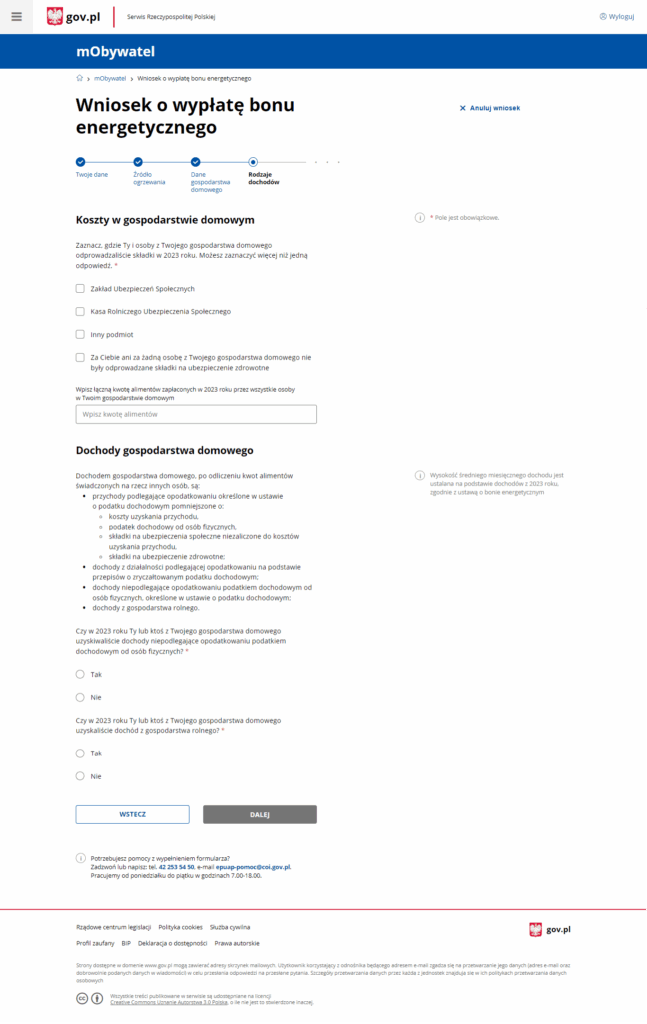 wniosek o bon energetyczny krok 4